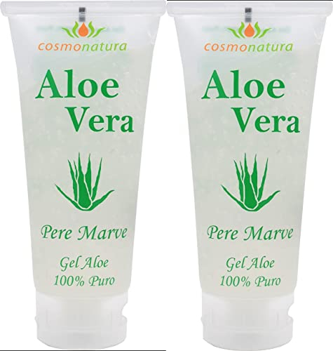 Natura Canaria Aloe Vera Gel 100% tubetto 100 ml x 2 pezzi