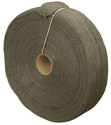 Steel Wool Reel, 5 lb, Medium Coarse Grade #2, Rhodes American, Surface Preparation