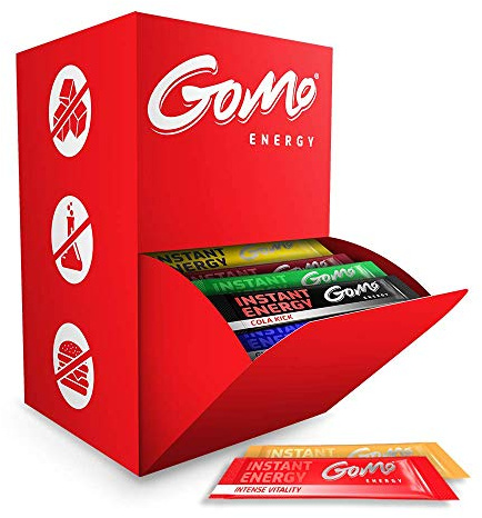 GoMo ENERGY® Sortenmix Energie Getränkepulver zuckerfrei│Koffein + hochdosierte Vitamine + Elektrolyte+Pflanzenextrakte│10 Geschmacksrichtungen & Funktionen│Mehr Leistung & Konzentration│100 Portionen