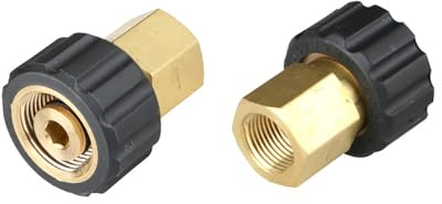 T&F Hochdruckreiniger Adapter M22 zu M22 / 3/8 Zoll / 1/4 Zoll Quick Connect Auto Spritzpistole Anschluss