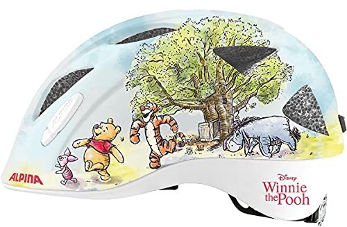 ALPINA Unisex - Barn, XIMO DISNEY Cykelhjälm, Winnie Pooh gloss, 45-49 cm