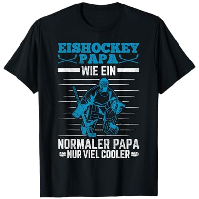 Eishockey Papa Viel Cooler Eishockeyspieler Eishockey T-Shirt