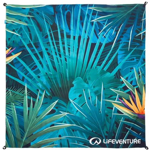 Lifeventure Bedruckte Picknickdecke, wasserdicht, sandfest, ideal für Park, Camping und Strand