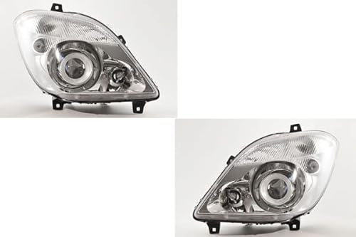 Johns, Scheinwerfer Satz passend für Mercedes Sprinter Scheinwerfer 906 Bi-Xenon D1S/H7 li re ab 06/06-