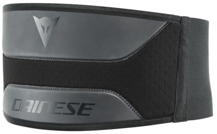 Dainese Lumbar Belt Low, Motorrad Nierengurt, Schwarz, XL | Atmungsaktiv