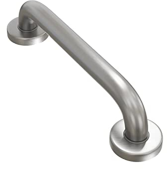 flexilife Wandgriff für Senioren, rutschfest & stabil, Badewannengriff Haltegriff Duschgriff für die Wand-Montage - Griffe für Dusche, Bad oder Badewanne (45 cm - Edelstahl)