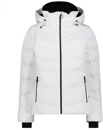 CMP Damen Hoodie Jacke, bianco, 40
