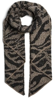 PIECES Damen Pcpyron Long Animal Scarf Noos Bc Schal (1er Pack)