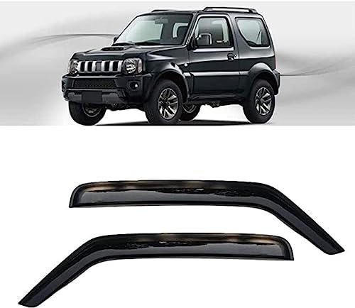 JiAYuF pour Suzuki Jimny 2014 2015 2016 2017 2018 Déflecteurs Vent,Avant ArrièRe Pare-Pluie Pare-Soleil Accessoires Vitres Voiture Déflecteur,pièces Automobiles