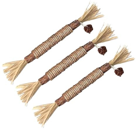 Silvervine Cat Chew Toy, Silvervine Sticks for Cats | Silvervine Chew Stick - Silvervine Cat Toy, Natural Silver Vine Sticks for Cats, Cage Balls and Cl Balls