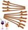 30pcs Rose Gold Hen Party Straws,Reusable Naughty Straw Drinking,Bride Hen Do Drinking Straw Cocktail Straws for Bride to Be Hen Do Party Birthday Wedding Bachelorette Party Decorations