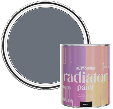 Rust-Oleum Heat-Resistant Radiator Paint in Gloss Finish - Seascape 750ml