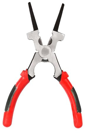 Pinze per saldatura, 20,3 cm, affilate MIG, resistenti alla ruggine, pinze a becco lungo con manico antiscivolo, resistenti ed efficaci per saldatura di precisione e uso in officina