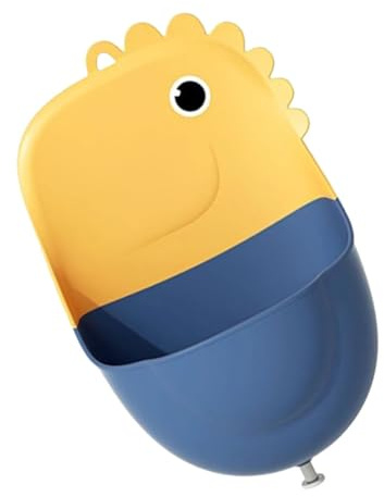 FOYTOKI Orinatoio da Parete Design Compatto e Facile da Pulire per Bambini Maschi, Vasino per Addestramento al Vasino Grande Capacità, per Imparare a Urinare in Piedi in Casa o Asilo