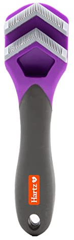 Hartz Groomer's Best Fur Fetcher De-Shedder Cat Brush,Black