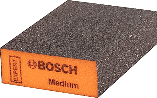 Bosch 1x EXPERT S471 Standard Blocks (for Paint on wood, Softwood, Ø 69 x 97 x 26 mm, Medium, Professional Accessory Hand Sanding)
