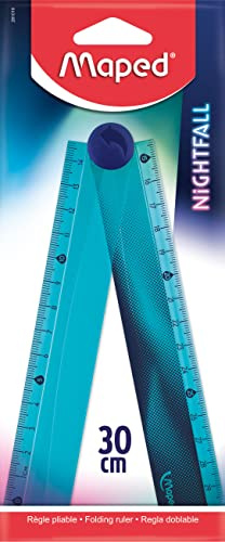 Maped – hopfällbar linjal nattfall – 15/30 cm