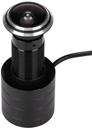 Telecamera con Foro Oculare per Porta, Telecamera IP con Occhiello per Porta Mini Spioncino Wireless, Grandangolo 1080P 2 Milioni di Pixel Senza Unità Telecamera per Spioncino USB HD, per Governanti,