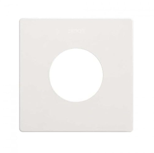 SIMON - Marco de Enchufe Clean, 1 Toma, Serie Simon 270, Marco de Pared Estética Mínima, Fácil de Instalar, No Incluye Bastidor, Color Blanco (20000910-039)