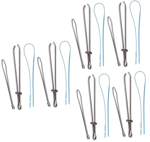 HOODANCOS 6sätze Flexible Drawstring Threader Praktisches Einfädler Kordelzüge Geeignet Für Hosen Röcke Und Nähprojekte Inklusive Und Plastikfädler