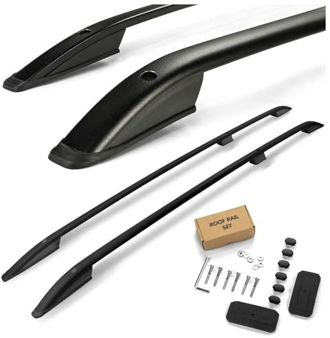 CHROMEMASTER | Barre da Tetto, Rail Tetto Compatibile con Fiat Doblo L2 | Maxi LUNGO 2022+; Sono Utilizzate per il Montaggio di Portapacchi, Box da Tetto o Portabiciclette | Costruzione in Alluminio