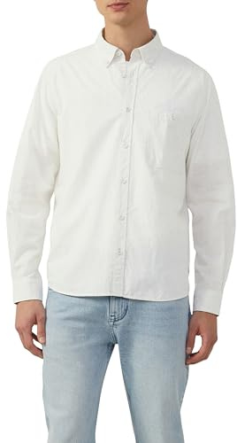 s.Oliver Herren Hemd – Regular Fit, Button-Down-Kragen, Langarm