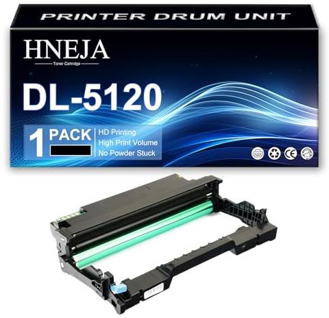 HNEJA Sostituzione unità Tamburo DL-5120 per Pantum BP5100DN BP5100DW BM5100ADN BM5100ADW BM5100FDN BM5100FDW Stampante,Black-1 Pack