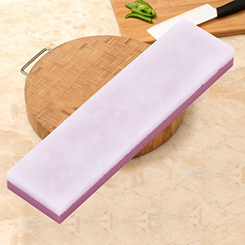 Generic Piedra para Afilar Cuchillos, Kit de Piedra para Afilar Cuchillos, Kit de para, para Tijeras, Herramientas de Cocina (WHITE)