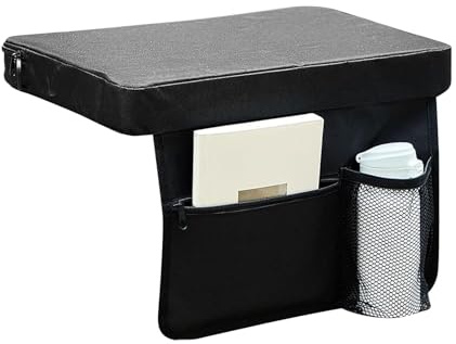 Cojín de asiento del estadio portátil, soporte acolchado grueso, 40x33x5cm, almohadilla del asiento gristero, cojín de sillas al aire libre, con bolsillo de portavasos, para caminar, picnic, playa