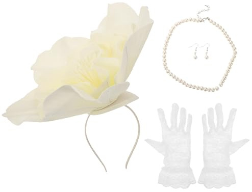 Healeved Accessoires de Tête Fleuris Bandeau à Pétales pour Femme Bandeau Fleuri pour Mariage Accessoires de Coiffure pour Fête pour Demoiselles Honneur