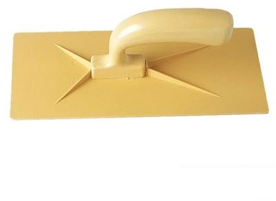 Platoir à Gréser en Polystyrène Choc – pour Lisser Enduits, Stuc, Finitions et Cires – Poignée Ouverte Ergonomique – Lissage sans Traces sur Enduits Naturels Humides