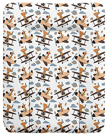 Wickelauflage Wickelunterlage Baumwolle 60 x 70 cm