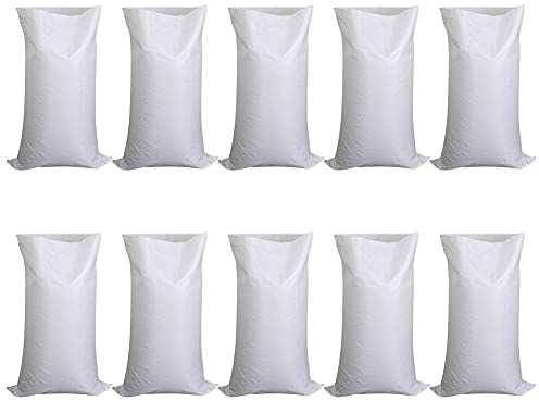 ARVALOLET Hochwasser Sandsäcke, 10pcs Sandsack Hochwasser, Flood Control Sandsack Flood Resistent Kunststoff Stoff Hochleistungs Sandsack, Hochwassersäcke Sandsack