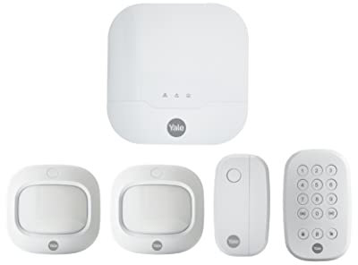Yale IA 305 Sync Home Security System, White - 5 Piece Kit