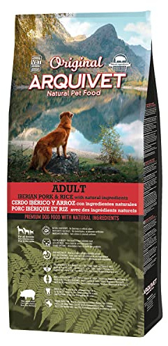 ARQUIVET Original Adult Adult hundmat - Iberiskt grisar och ris - 12 kg - hundfoder - torrfoder för hundar