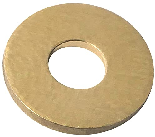 AERZETIX - C57248 - Satz von 30 Flache unterlegscheiben breit aus messing M3x8.5 mm - dicke 0.8 mm - für bolzen M3 - DIN 9021 - einsatz äußeren und inneren