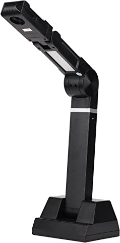 Dokumentenkamera 8 MP, Tragbarer High-Definition-Scanner, Aufnahmegröße A3, Mehrsprachiger OCR-USB-Dokumentenscanner mit LED-Licht, Bildbearbeitung, Bildverwaltung Usw