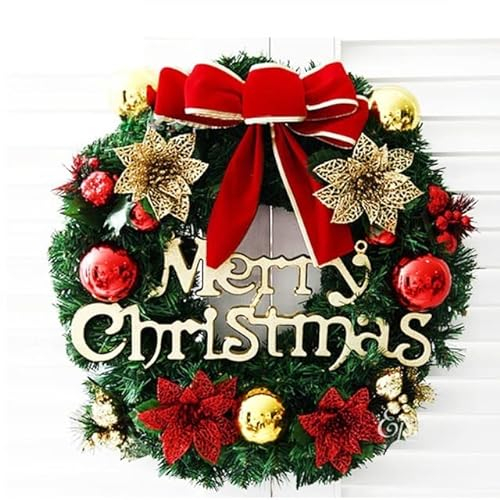 2023 Adventskranz Weihnachtsdeko Türbehang Fensterschmuck Neujahrsgeschenk Weihnachtsdeko Frohes Neues Jahr-01 30x30cm