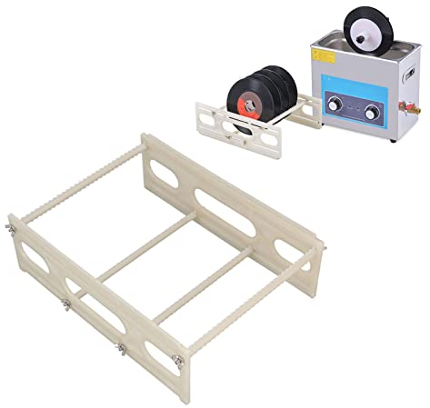Estante de Secado de Discos de Vinilo, Dispositivo de Lavado de Discos de Vinilo de Gran Capacidad de Plástico ABS, Soporte de Secado de Discos con Diseño de Diente de Sierra