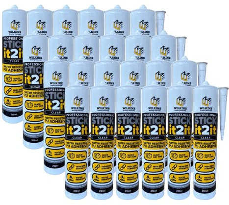 Clear PU Grab Adhesive 310ml Pack of 24