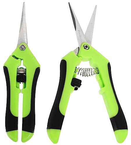 BESPORTBLE Gartengeräte 2 Stk Schere Aus Edelstahl Blumenschneideschere Astschere Gartenschere Für Damen Gartenschere Umgehen Gartenarbeit Schere Zum Basteln Heckenschere Rutschfest