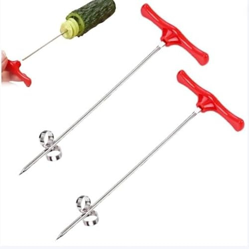 Affettatrice a spirale rossa per ravanelli e patate, per verdure e frutta, coltello a spirale a scorrimento, grattugie magiche in acciaio inox, pelapatate e affettatrici