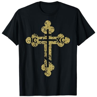 IC XC NIKA Kreuz Christogramm Orthodox Christian T-Shirt