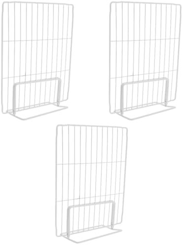 Ciieeo 3pcs Freezer Wire Divider Fridge Organiser Storage Box Mesh Separator for Refrigerator Strong Iron Partition