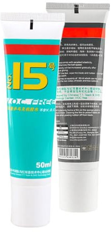 CGACCSD bordtennislim för gummi | 50 ml professionell bordtennis-flytande lim – racket bordsgummi tennislim perfekt för racketpaddlar