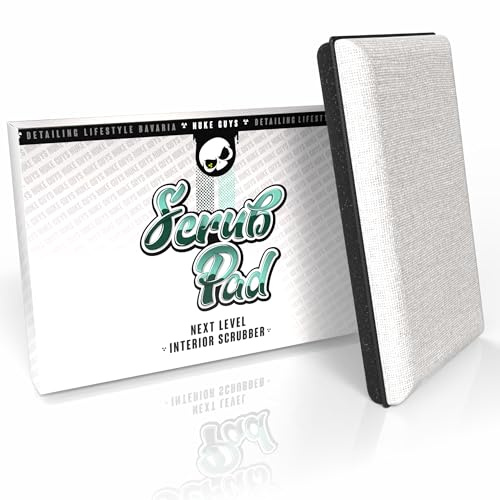 Nuke Guys Interior Scrub Pad 1x | Auto Innenreiniger Pad für einen porentief reinen Innenraum | Innovative Nylonfasern entfernen hartnäckigen Schmutz aus Kunststoff Leder Polster