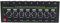 Amplificatore per Cuffie Stereo a 8 con Luce RGB, Studio Professionale e Uso del Palcoscenico, Esperienza Immersiva, Martinetti più da 6,35 Mm, Controllo del Volume (Plug)