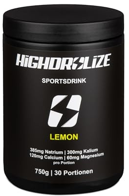 HIGHDROLIZE SPORTSDRINK | Isotonisches Elektrolyt-Pulver für Sport und schnelle Energie | Zitrone | Anti Kater | bessere Erholung |30 Portionen