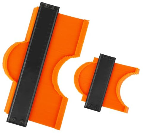 Jauge de Contour 10+5 Pouces avec Verrouillage – Outil Précis de Duplicateur de Formes pour Parquet, Stratifié et Bois – Cadeau Idéal pour Père Bricoleur