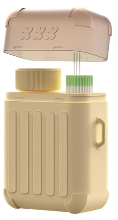 240 Stücke Ohrloch Reiniger, Piercing Reinigung Linie Mit 10 ml Ohrloch Antiseptikum, Ohrringe Loch Reiniger Einweg Ohrstecker Piercing Pflege für Reinigung und Pflege von Piercings (Beige-Mint)